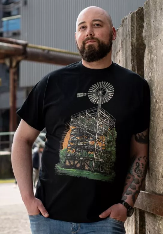 T-Shirt "Windenergieturm"