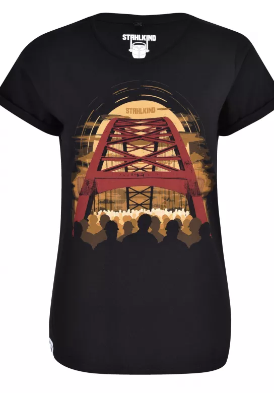 Ladyshirt "Brücke der Solidarität" (nur noch in M verfügbar)